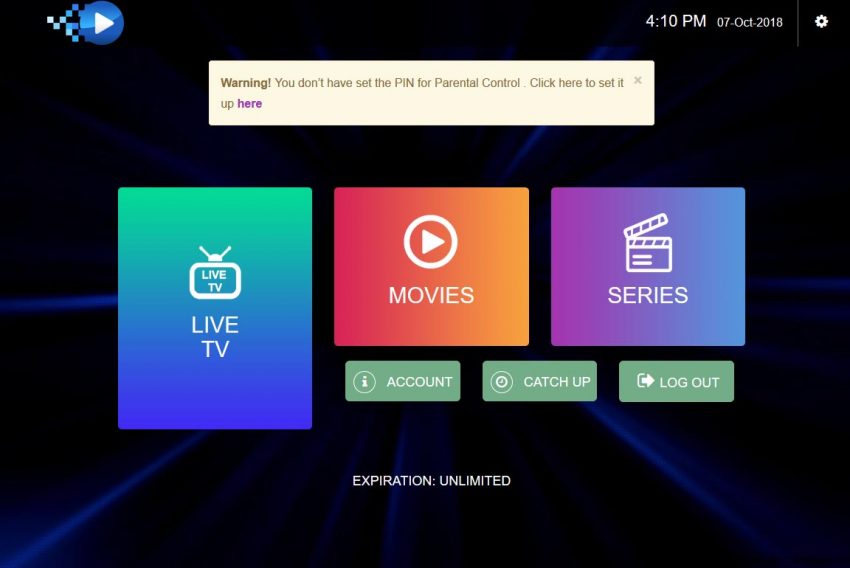 web tv app